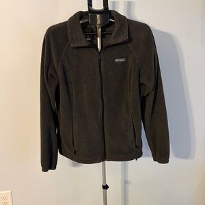 Columbia Black Full Zip Cozy Fleece Jacket